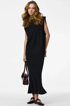 Vestido largo de algod&oacute;n