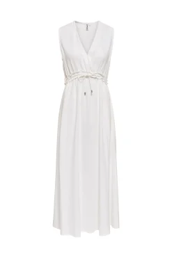 Vestido largo de lino