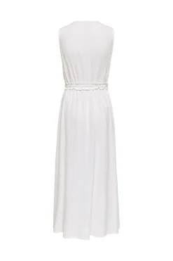 Vestido largo de lino