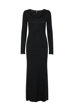 Vestido largo de punto
