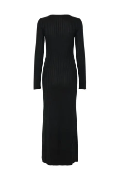 Vestido largo de punto