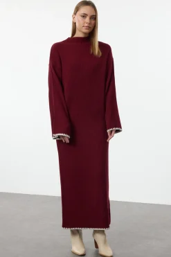 Vestido largo de punto