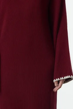 Vestido largo de punto