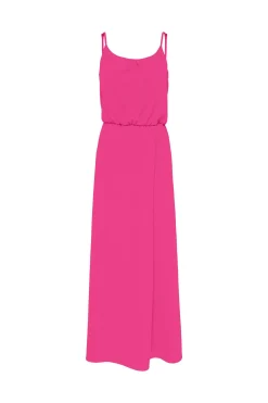 Vestido largo de tirantes regulables