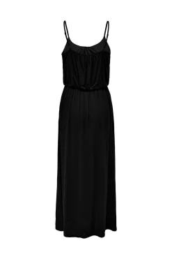 Vestido largo de tirantes regulables