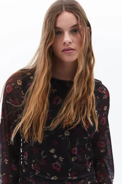 Vestido largo estampado