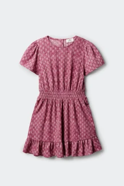 Vestido manga corta IKAT ni&ntilde;a