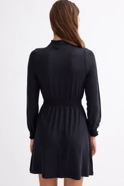 Vestido Manga Larga Cuello Sub