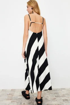 Vestido maxi de tirantes