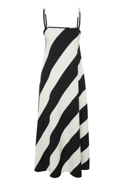 Vestido maxi de tirantes