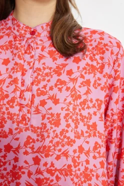 Vestido maxi manga larga