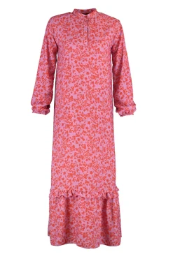 Vestido maxi manga larga