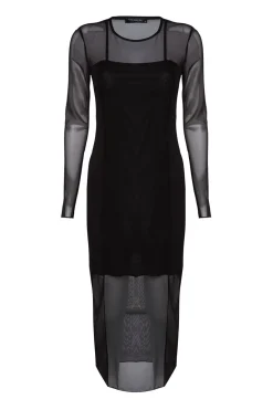 Vestido midi ajustado