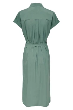 Vestido midi camisero