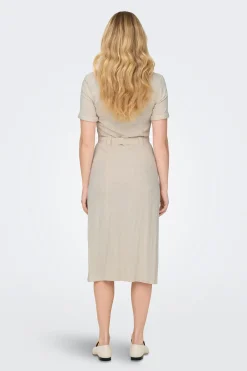 Vestido midi camisero