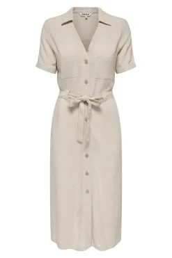 Vestido midi camisero