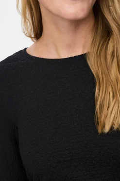 Vestido midi manga larga