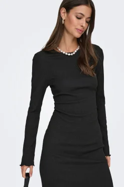 Vestido midi textura