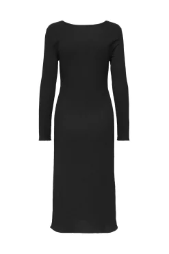 Vestido midi textura