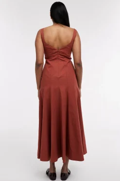 Vestido midi tirantes