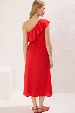 Vestido midi volante