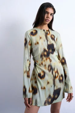 Vestido mini de viscosa