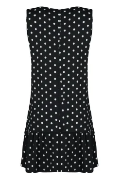 Vestido mini lunares