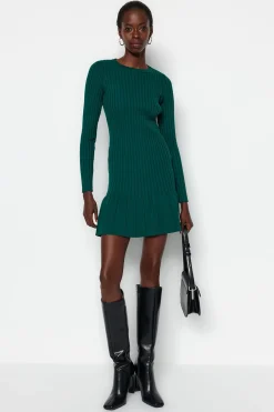 Vestido plisado mini