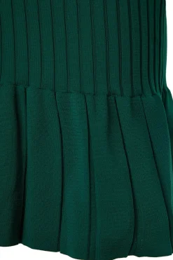 Vestido plisado mini