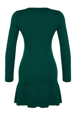 Vestido plisado mini