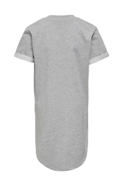 Vestido tipo camiseta de manga corta