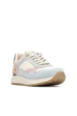 Zapatilla cordones detalle metalizado