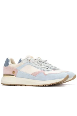 Zapatilla cordones detalle metalizado