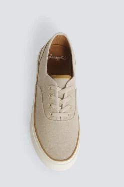 Zapatilla lona r&uacute;stica