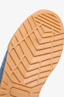 Zapatilla piel y textil