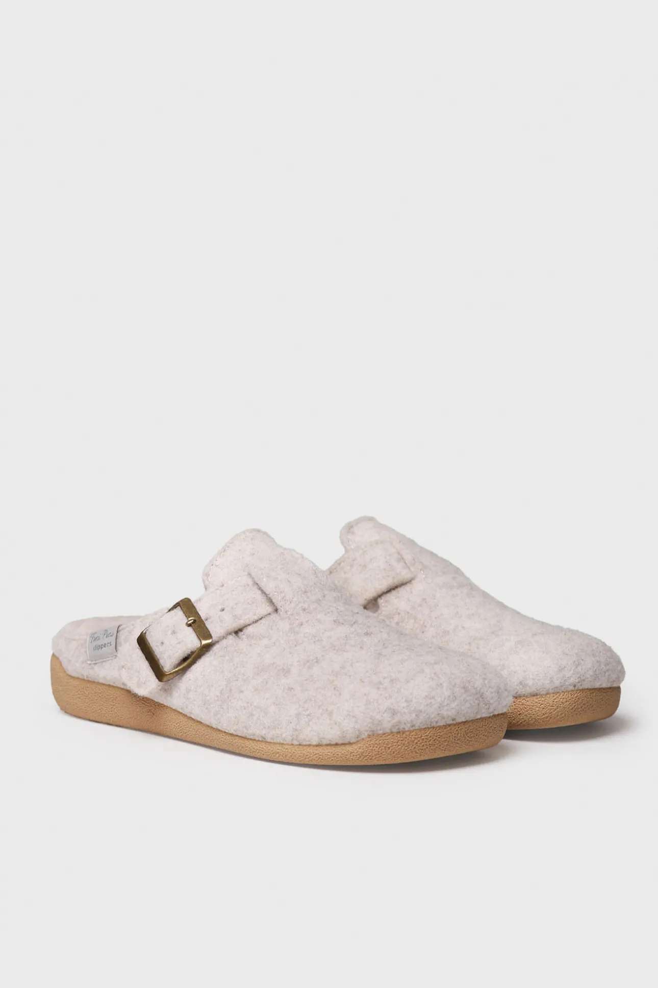 Zapatilla Tipo Zueco Para Mujer En Fieltro