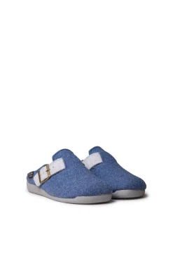 Zapatilla Tipo Zueco Para Mujer En Fieltro