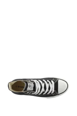 Zapatillas abotinadas de lona Victoria Tribu con doble plataforma