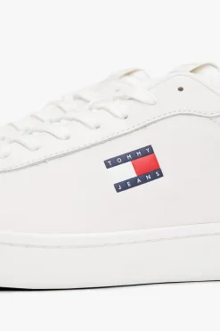 Zapatillas blancas con bandera de Tommy Jeans