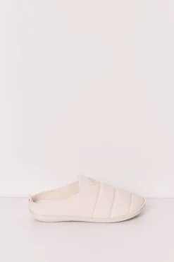 Zapatillas casa acolchadas blanco