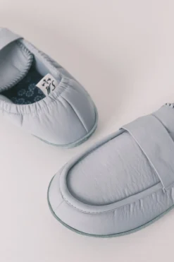 Zapatillas casa mocas&iacute;n azul