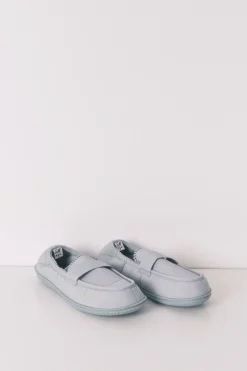 Zapatillas casa mocas&iacute;n azul