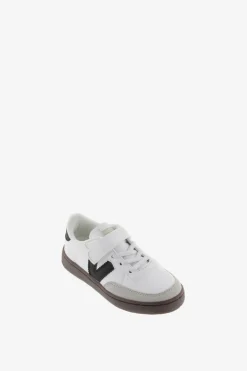 Zapatillas de efecto piel Victoria Oslo con piezas en contraste y cord&oacute;n el&aacute;stico