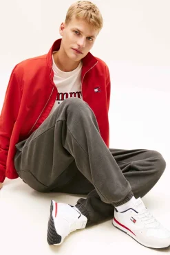 Zapatillas runner Tommy Jeans blancas con detalles a contraste