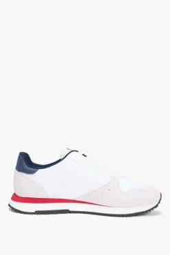 Zapatillas runner Tommy Jeans blancas con detalles a contraste