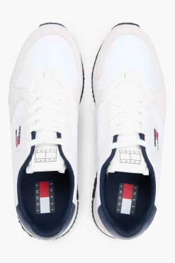 Zapatillas runner Tommy Jeans blancas con detalles a contraste