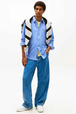 Zapatillas Tommy Jeans blancas con logo bandera