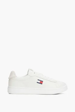 Zapatillas Tommy Jeans blancas con logo bandera
