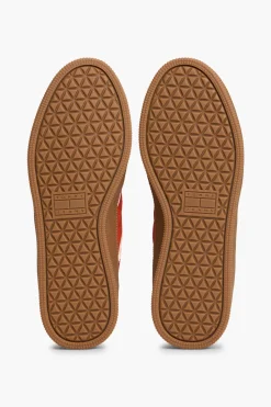 Zapatillas Tommy Jeans naranja con suela caramelo